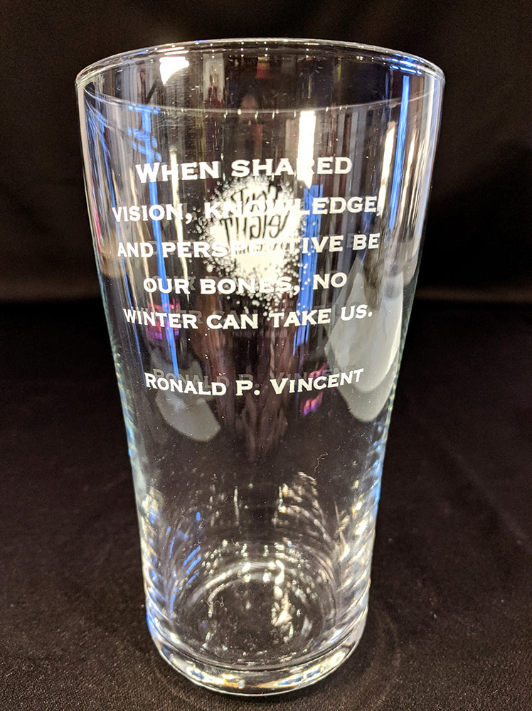Four8 Pint Glass w/ micro-fiber cloth