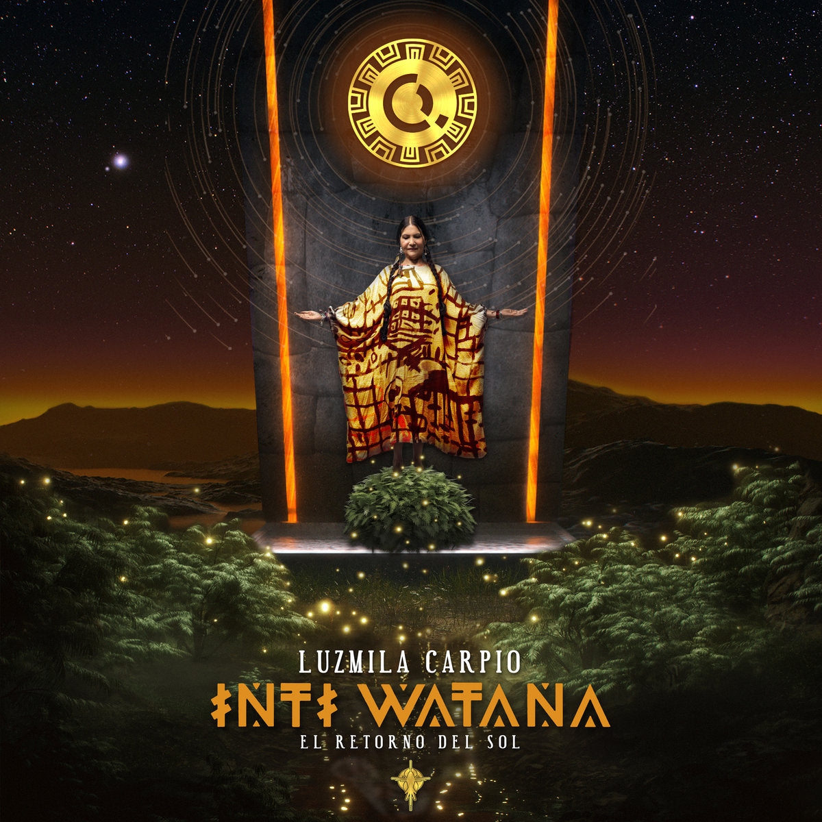 LUZMILA CARPIO 'INTI WATANA- El Retorno Del Sol [YELLOW VINYL] LP