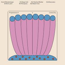 CORAL MORPHOLOGIC & NICK LEON PRojections Of  A Coral City LP RSD 2024