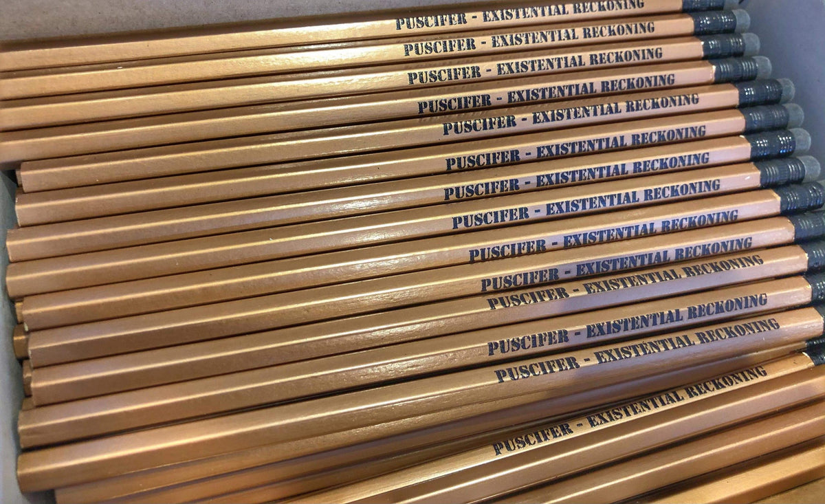 PUSCIFER existential reckoning GOLD hex pencil