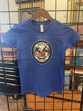 Queen B Vinyl Cafe Logo Youth DTG Shirt - Blue
