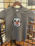 Queen B Vinyl Cafe Logo Youth DTG Shirt - Grey