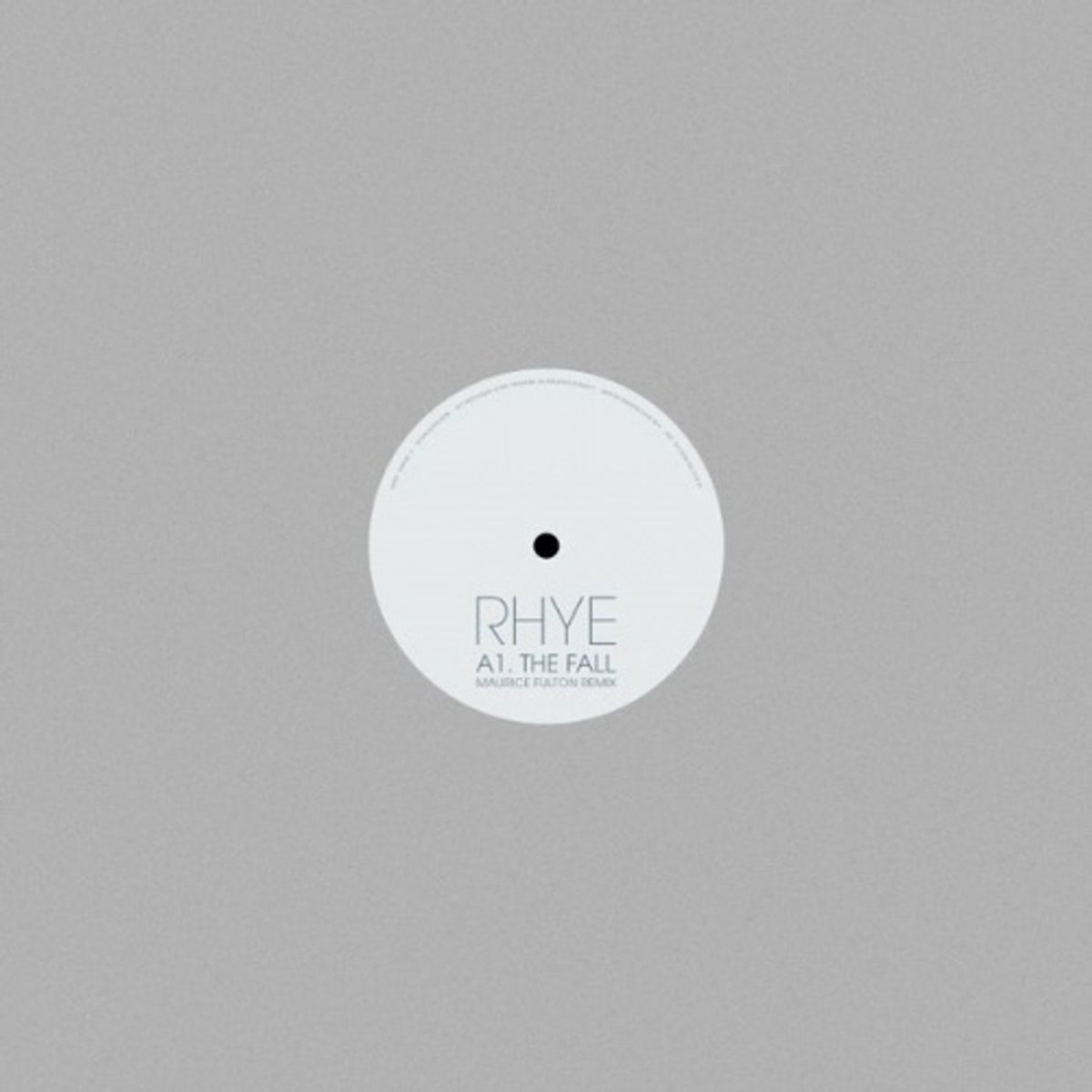 RHYE The Fall 12" LP RSD 2024