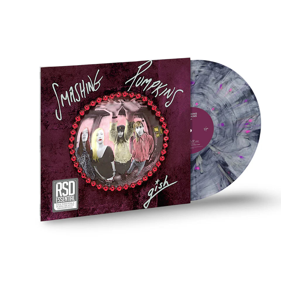 SMASHING PUMPKINS - Gish {Gray w Pink & Purple Splatter LP}