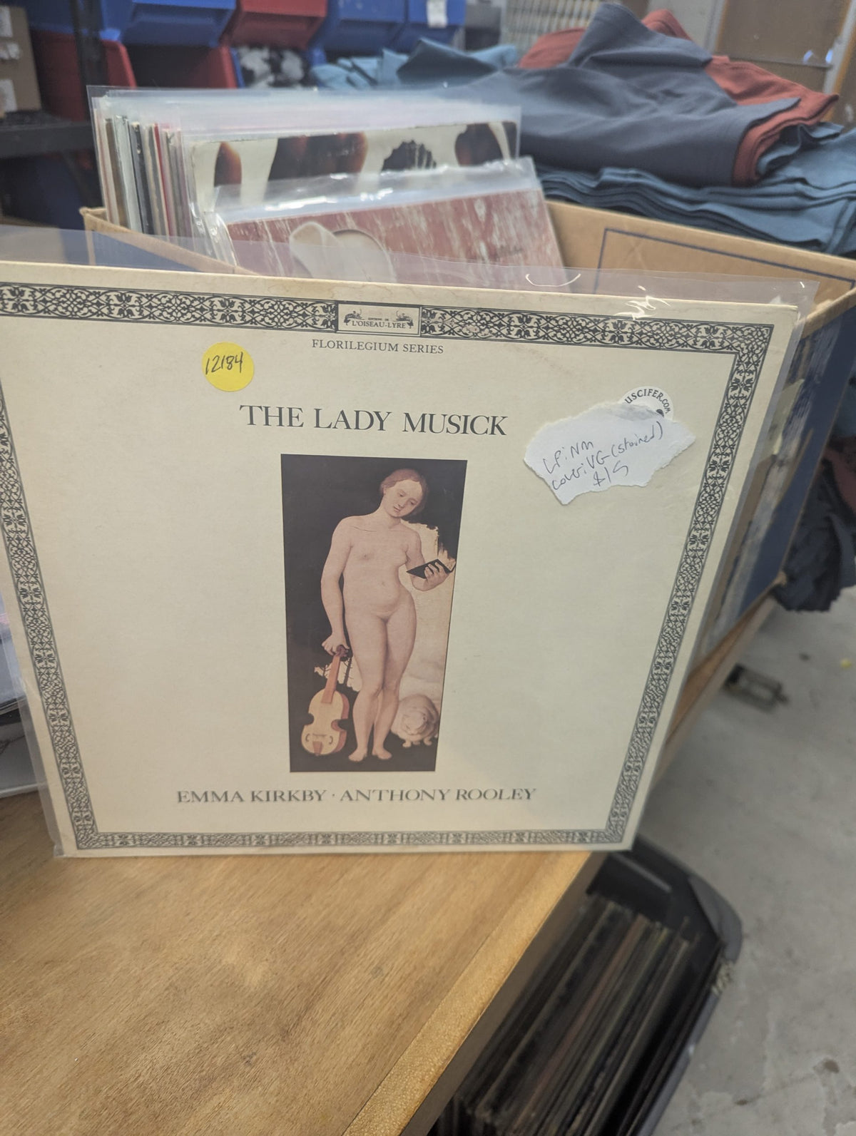 [USED] EMMA KIRKBY The Lady Musick LP