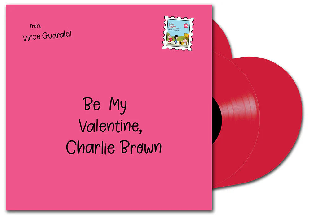 GUARALDI VINCE Be My Valentine, Charlie Brown [Red Heart] 12" LP